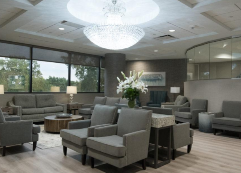 Post Oak Office waiting area